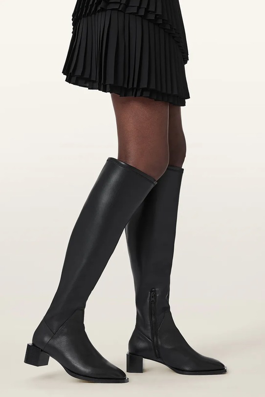 AllSaints kozaki skórzane Avril Knee High Boot W014FC