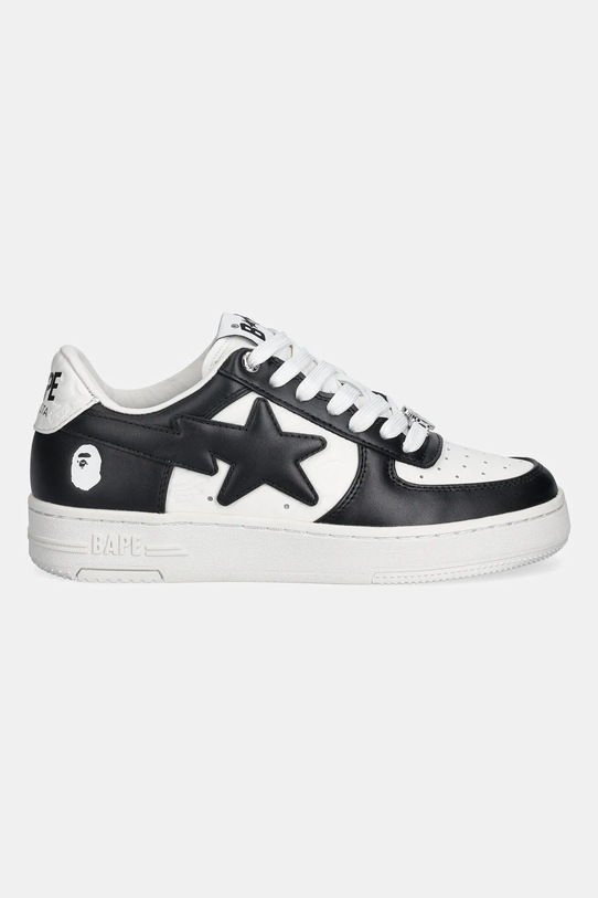 A Bathing Ape sneakersy skórzane BAPE STA #3 1L30291304 czarny AW25
