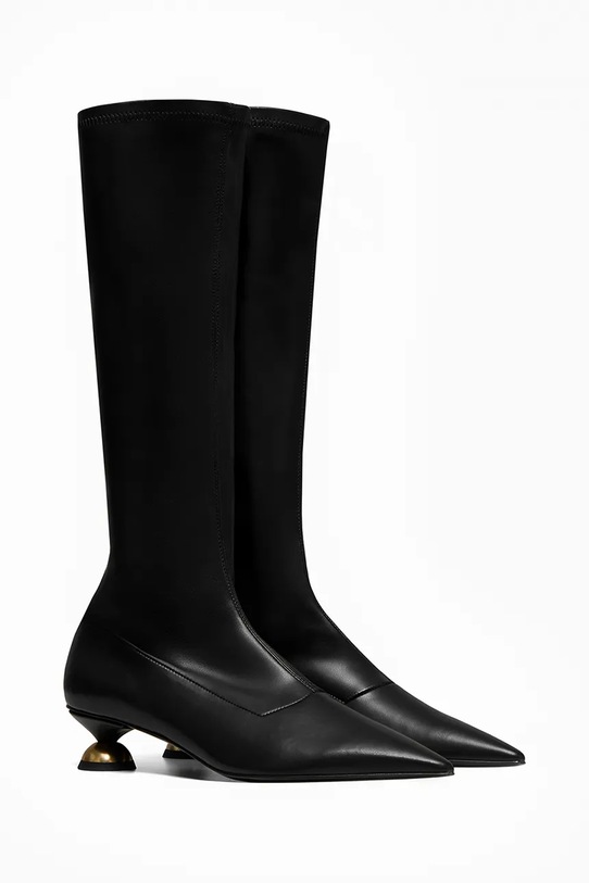 Vanda Novak kozaki ILARY DEEP BLACK ILARY.DEEP.BLACK czarny AW25