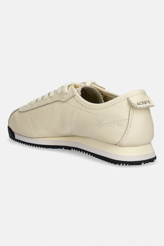 Obuwie Lacoste sneakersy skórzane Club-Low Sneakers 50SFA0061 beżowy
