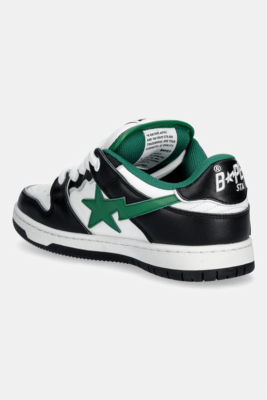Obuwie A Bathing Ape sneakersy skórzane NEW BAPE SK8 STA #1 001FWL302310L czarny