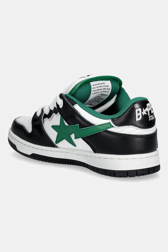Obuwie A Bathing Ape sneakersy skórzane NEW BAPE SK8 STA #1 001FWL302310L czarny