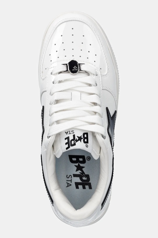 A Bathing Ape sneakersy skórzane BAPE STA #1 biały 001FWL802301L