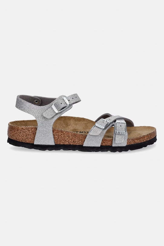 Birkenstock sandały dziecięce Kumba 1030536.36.39 srebrny SS26