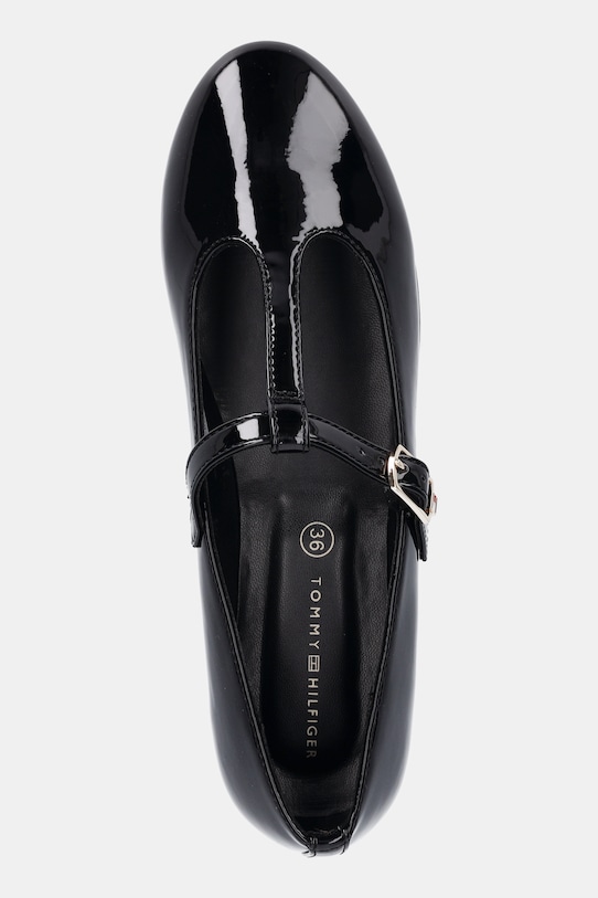 Tommy Hilfiger baleriny dziecięce czarny T3A3.34000.35.40