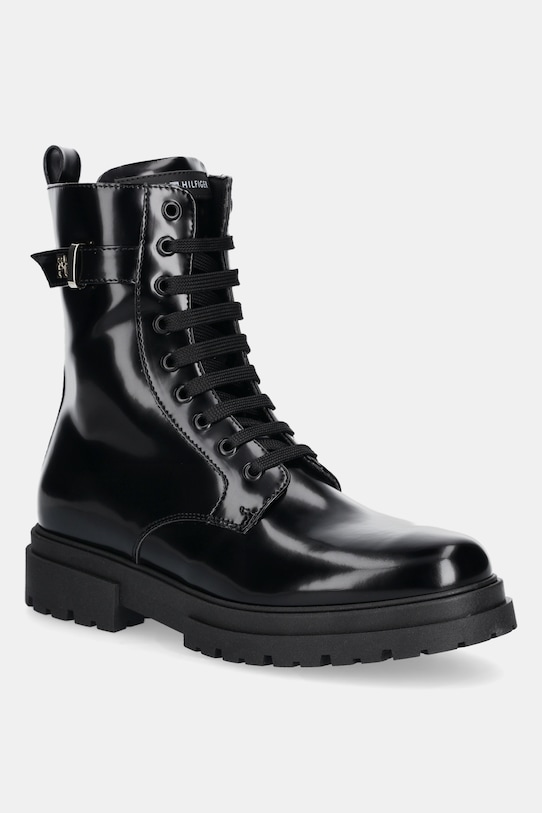 Detské topánky Tommy Hilfiger nezateplené čierna T4A5.34028.35.40