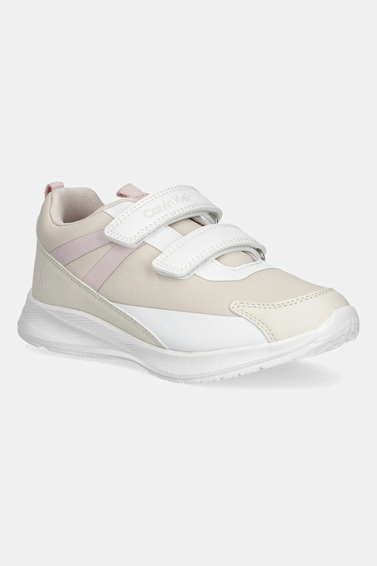 Детски маратонки Calvin Klein Jeans изкуствен бежов V1A9.83102.30.34