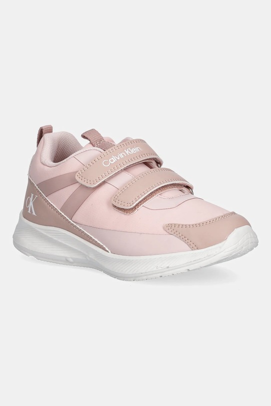 Calvin Klein Jeans sneakersy dziecięce syntetyczny różowy V1A9.83102.30.34