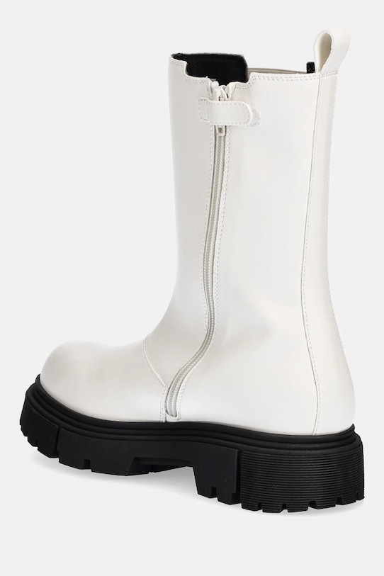 Fete Calvin Klein Jeans botine copii V4A5.83137.35.39 alb