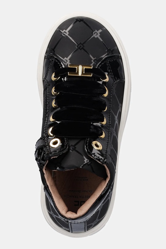 Elisabetta Franchi sneakersy dziecięce czarny F1A9.E0336