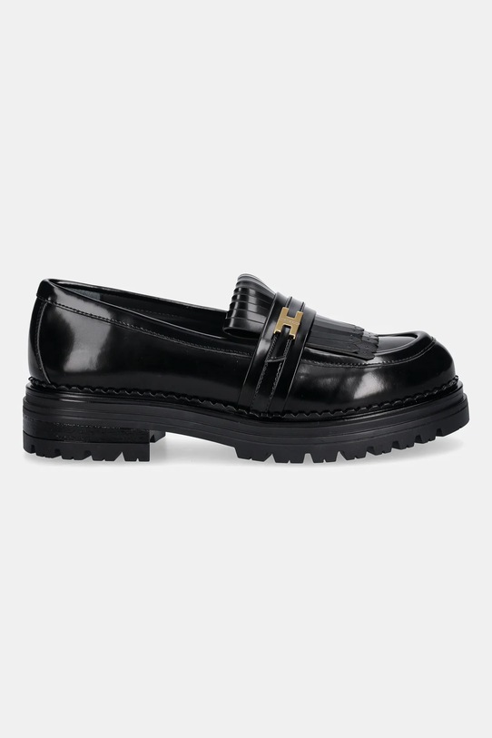 Elisabetta Franchi mokasyny F4A4.E0398 czarny AW25