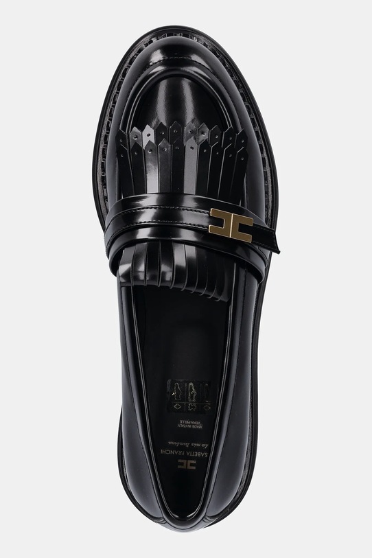 Elisabetta Franchi mokasyny czarny F4A4.E0398