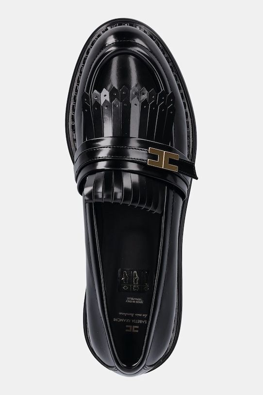 Mokasíny Elisabetta Franchi čierna F4A4.E0398