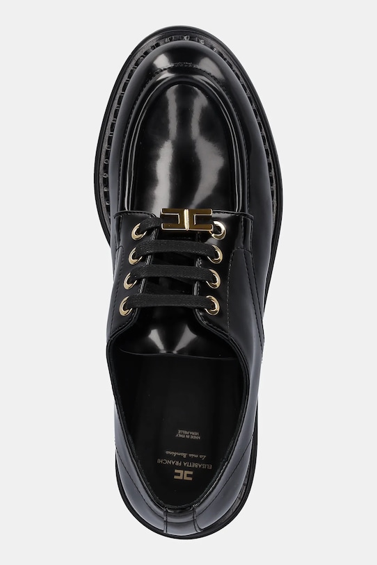 Elisabetta Franchi półbuty dziecięce czarny F4A4.E0402