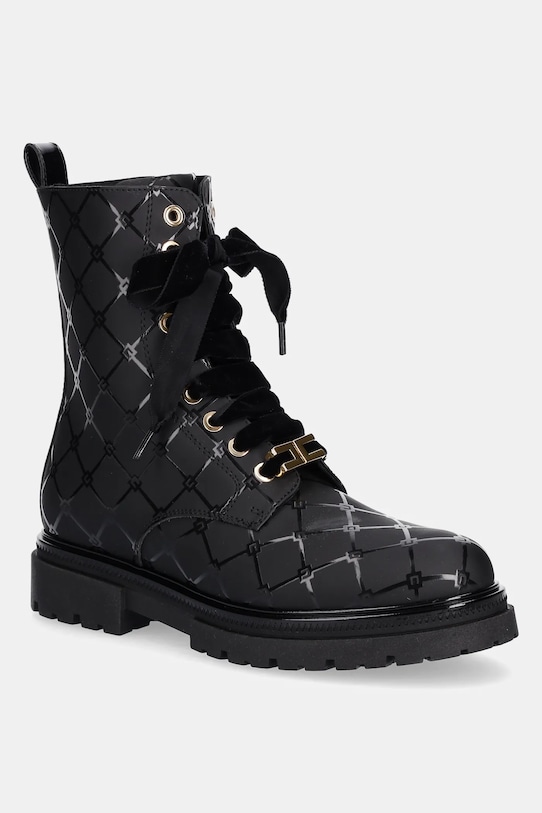 Дитячі черевики Elisabetta Franchi синтетичний чорний F4A5.E0434
