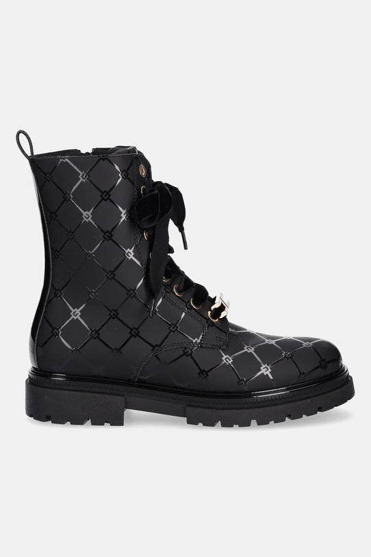 Elisabetta Franchi botki dziecięce F4A5.E0434 czarny AW25