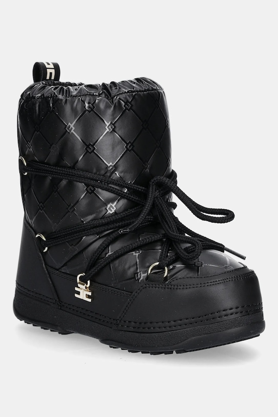Elisabetta Franchi stivali da neve bambini isolamento sintetico nero F4A6.E0457.30.34