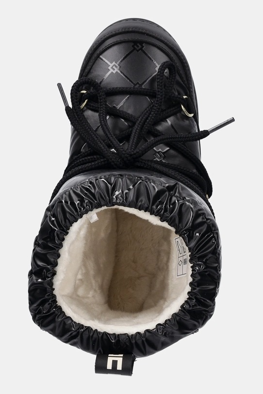 Elisabetta Franchi stivali da neve bambini nero F4A6.E0457.30.34