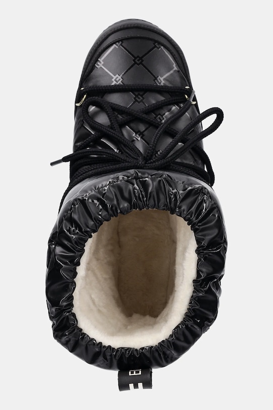 Elisabetta Franchi stivali da neve bambini nero F4A6.E0457.35.38