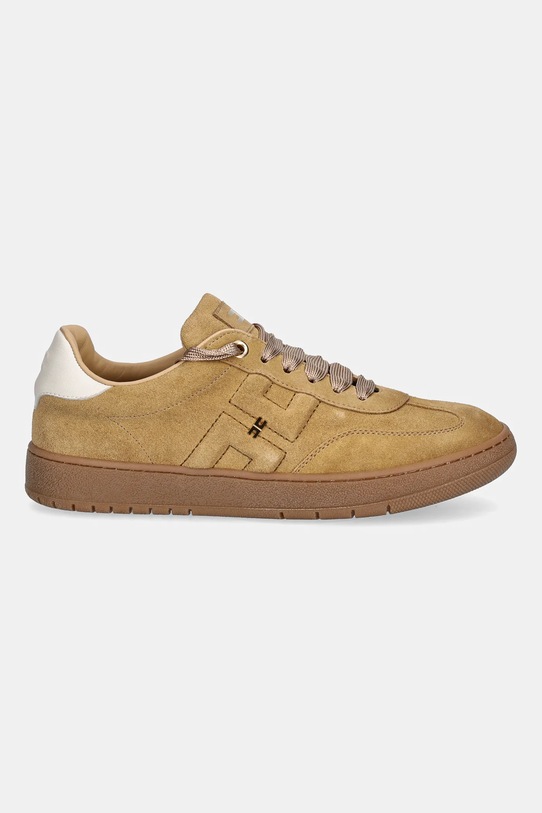 Elisabetta Franchi sneakersy zamszowe dziecięce F4A9.E0340 brązowy AW25