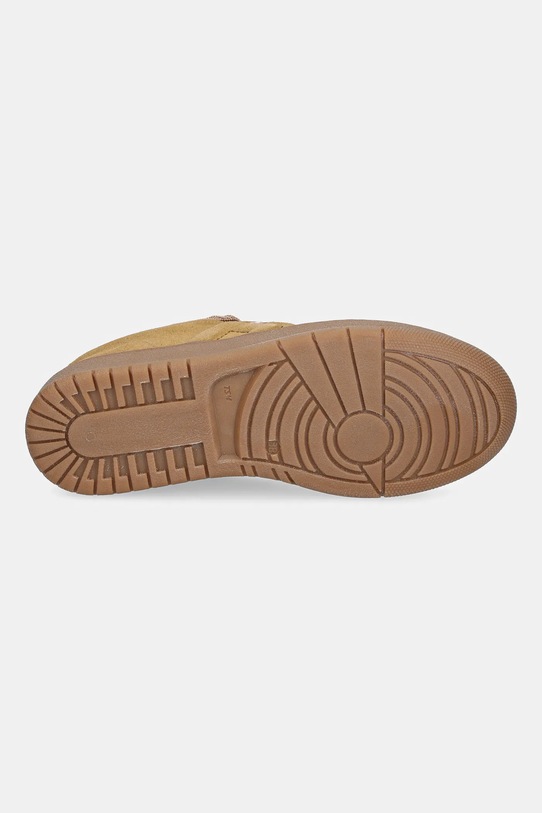 Elisabetta Franchi sneakersy zamszowe dziecięce F4A9.E0340 brązowy