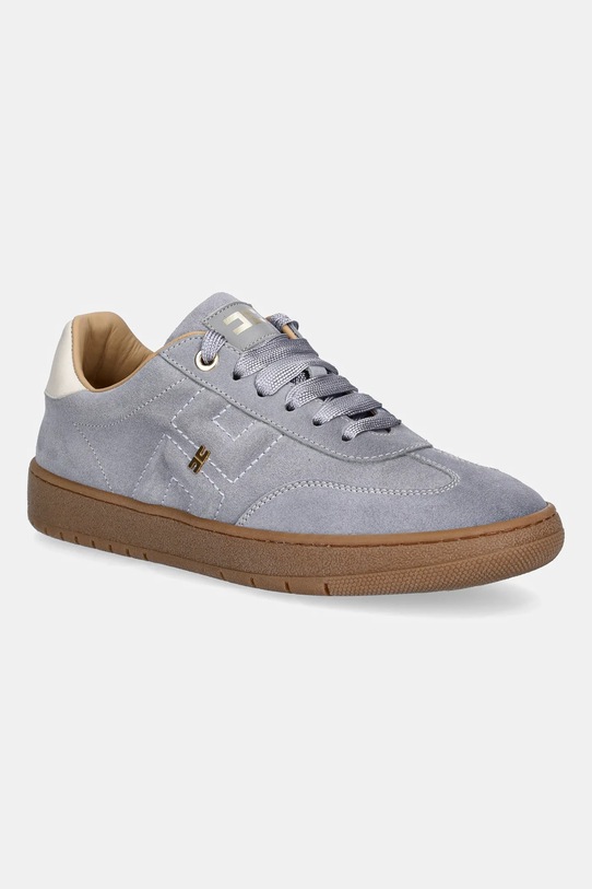 Elisabetta Franchi sneakersy zamszowe dziecięce niska niebieski F4A9.E0340