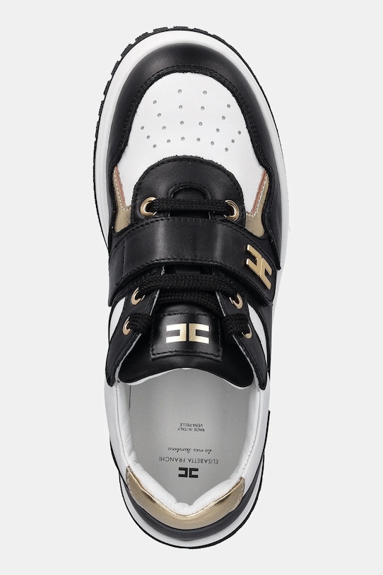 Elisabetta Franchi teniși din piele copii negru F4A9.E0344.30.34