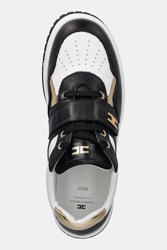 Elisabetta Franchi teniși din piele copii negru F4A9.E0344.35.38