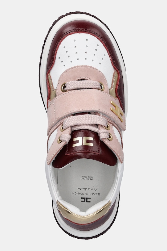 Elisabetta Franchi sneakers din piele roz F4A9.E0345.30.34