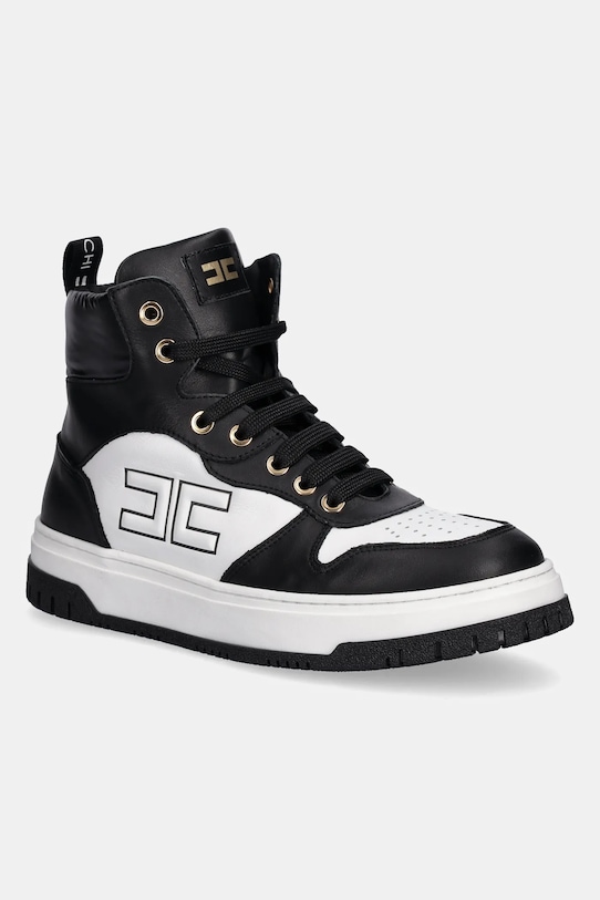 Elisabetta Franchi sneakersy dziecięce tekstylny czarny F4A9.E0348