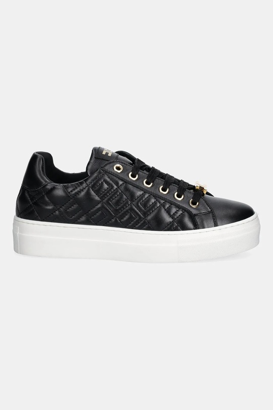 Elisabetta Franchi sneakersy skórzane F4A9.E0357 czarny AW25
