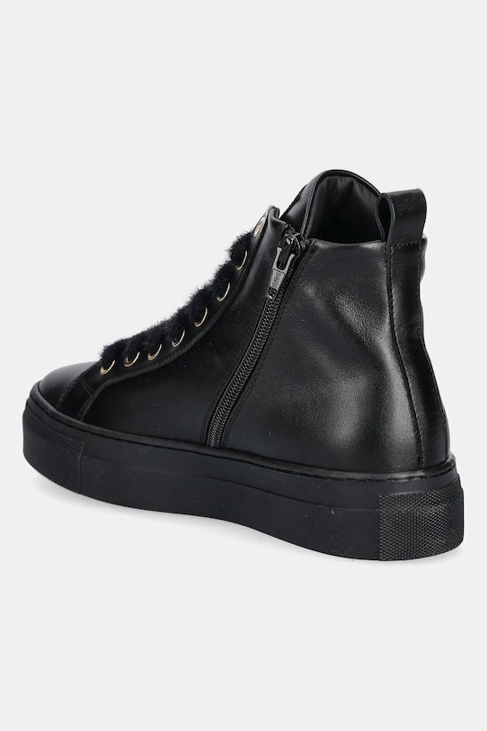 Dziewczynka Elisabetta Franchi sneakersy skórzane dziecięce F4A9.E0362 czarny