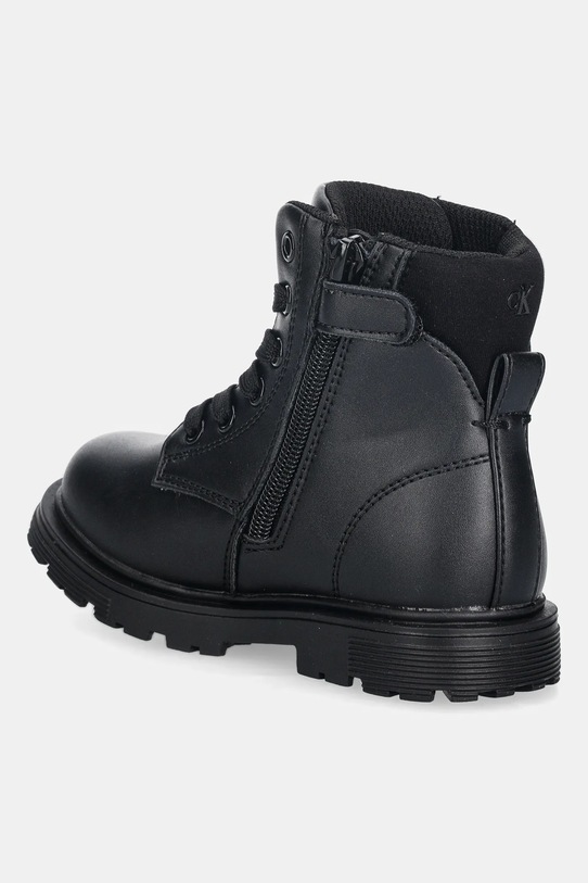 Dziewczynka Calvin Klein Jeans botki dziecięce V1A5.83116 czarny