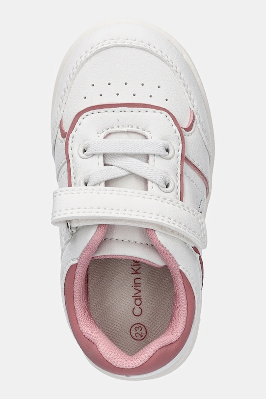 Παιδικά αθλητικά παπούτσια Calvin Klein Jeans λευκό V1A9.83082