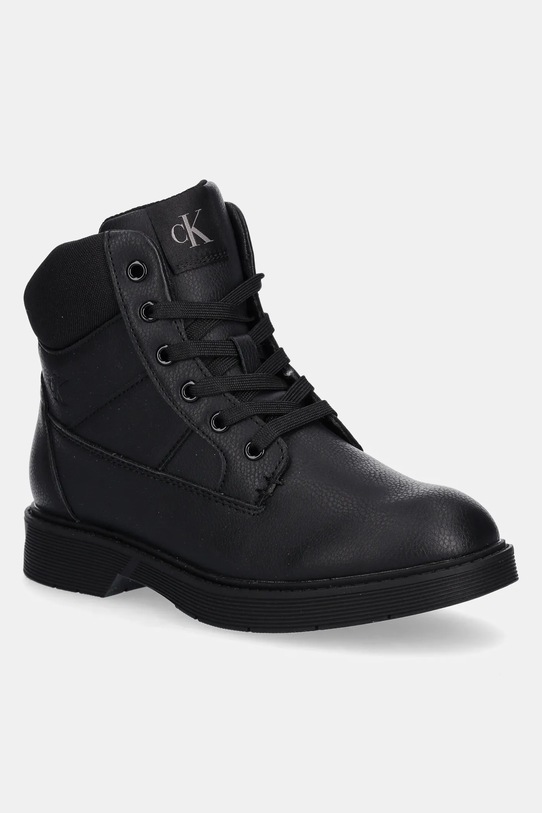 Calvin Klein Jeans botki dziecięce syntetyczny czarny V3X5.83187.35.40