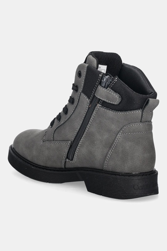 Dziewczynka Calvin Klein Jeans botki dziecięce V3X5.83188.30.34 szary