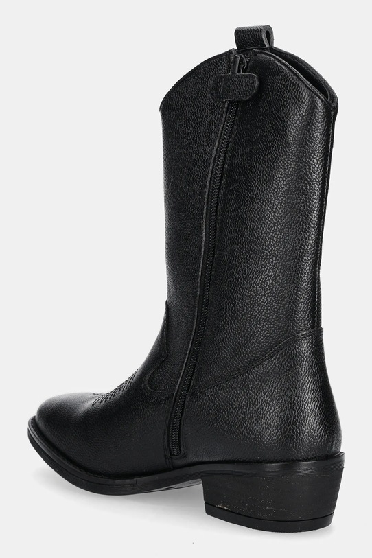 Detské kožené kovbojské topánky Tommy Hilfiger T3A6.34040 čierna AW25