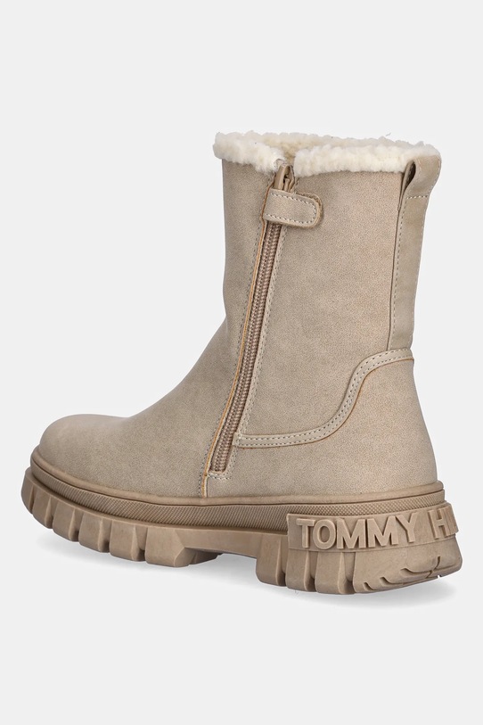 Dziewczynka Tommy Hilfiger buty zimowe dziecięce T3A5.34044 beżowy