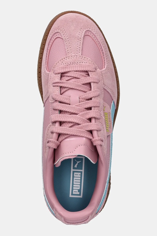 Παιδικά δερμάτινα αθλητικά παπούτσια Puma Palermo Moda Jr ροζ 398855