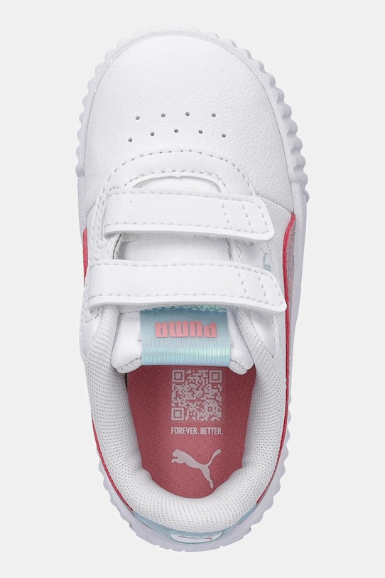 Puma sneakers pentru copii Carina 3.0 Space belle V Inf alb 402805