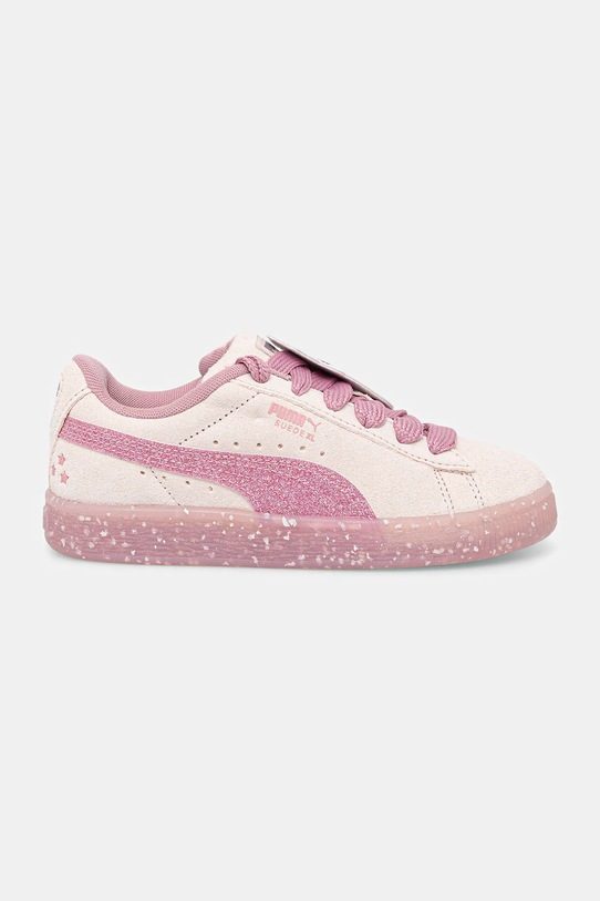 Dziewczynka Puma sneakersy zamszowe dziecięce Suede XL HK&FR 2 403393 różowy