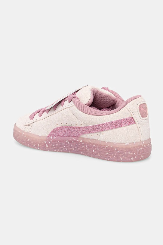 Puma sneakersy zamszowe dziecięce Suede XL HK&FR 2 różowy 403393