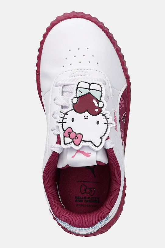 Puma sneakersy dziecięce Carina 3.0 HK&FR 2 biały 403395