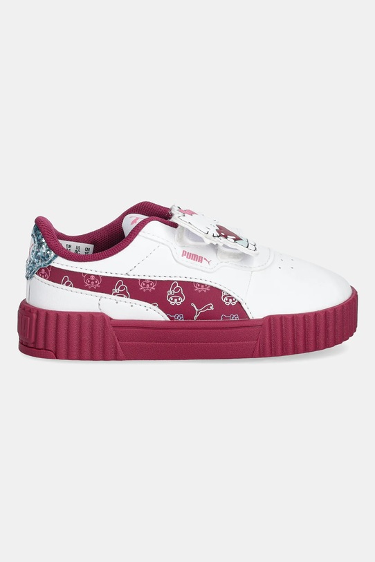 Puma sneakersy dziecięce Carina 3.0 HK&FR 2 V 403397 biały AW25