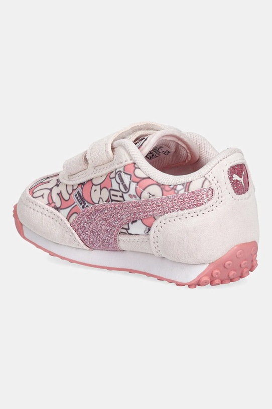 Dziewczynka Puma sneakersy dziecięce Carina 3.0 HK&FR 2 V 403423 różowy