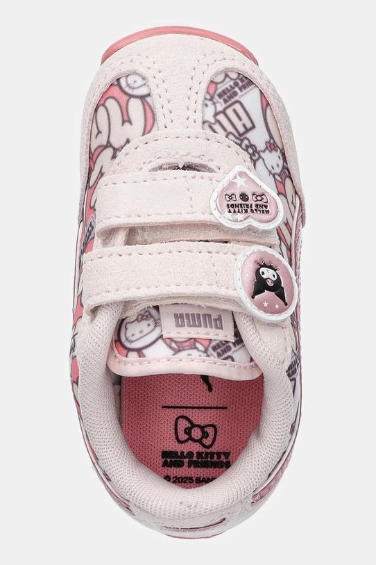 Puma sneakersy dziecięce Carina 3.0 HK&FR 2 V różowy 403423