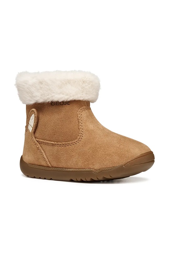 Зимни обувки Geox MACCHIA велур кафяв B564PA.00022.18.26