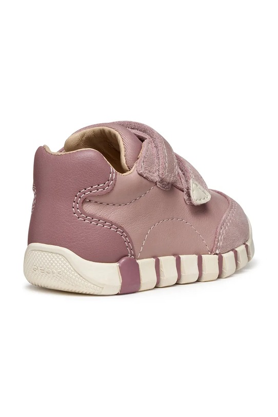 Dziewczynka Geox sneakersy skórzane dziecięce IUPIDOO B5658C.08522.18.26 różowy