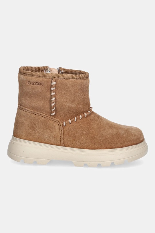 Geox pantofi de iarnă din nubuc pentru copii KIDDARTAH B565YA.00022.20.23 maro AW25