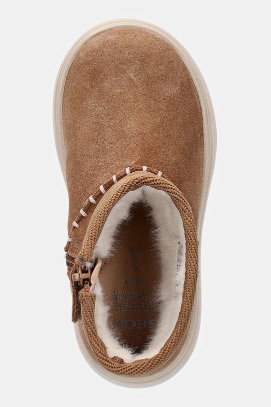 Geox pantofi de iarnă din nubuc pentru copii KIDDARTAH maro B565YA.00022.20.23